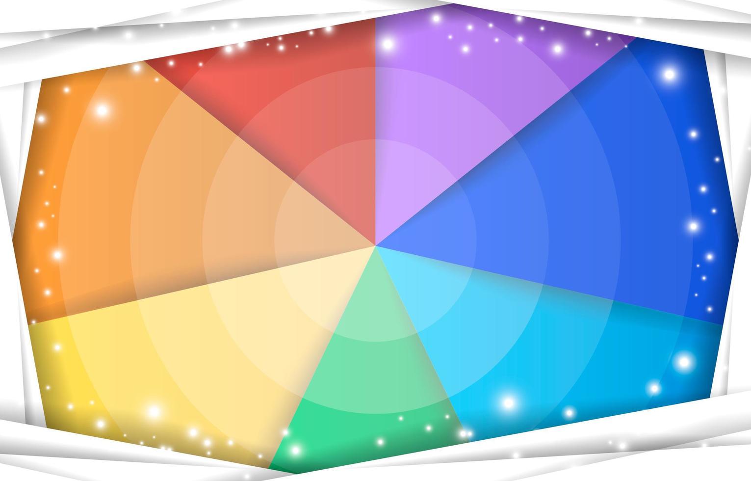 Colorful Abstract Rainbow Background vector