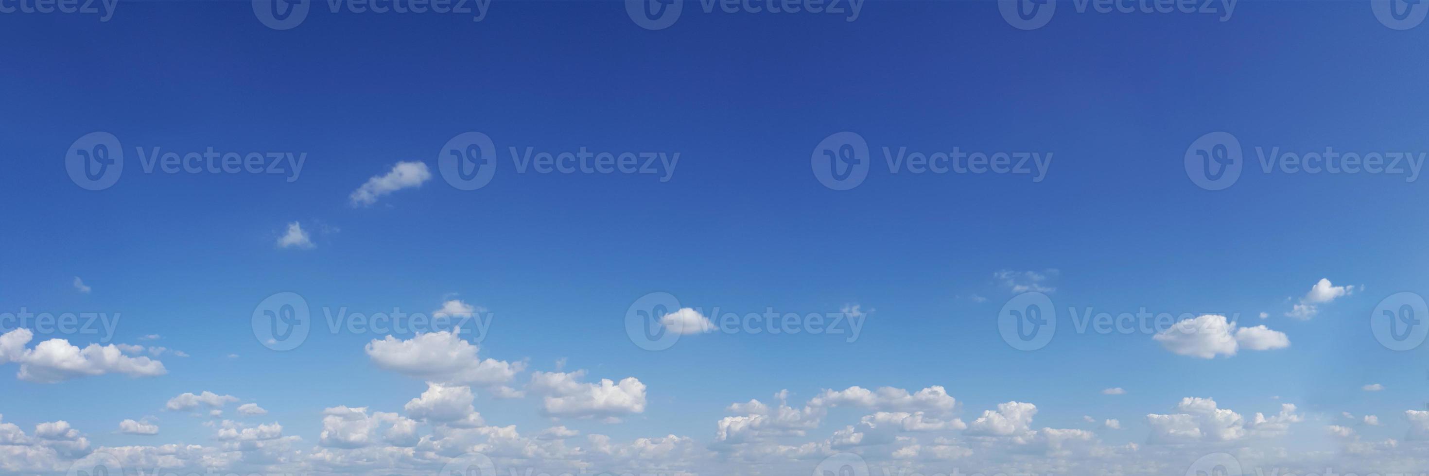 Sky with clouds on a sunny day photo