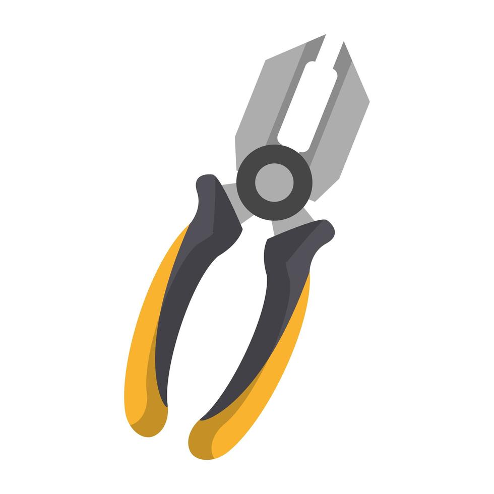 pliers tool icon cartoon vector