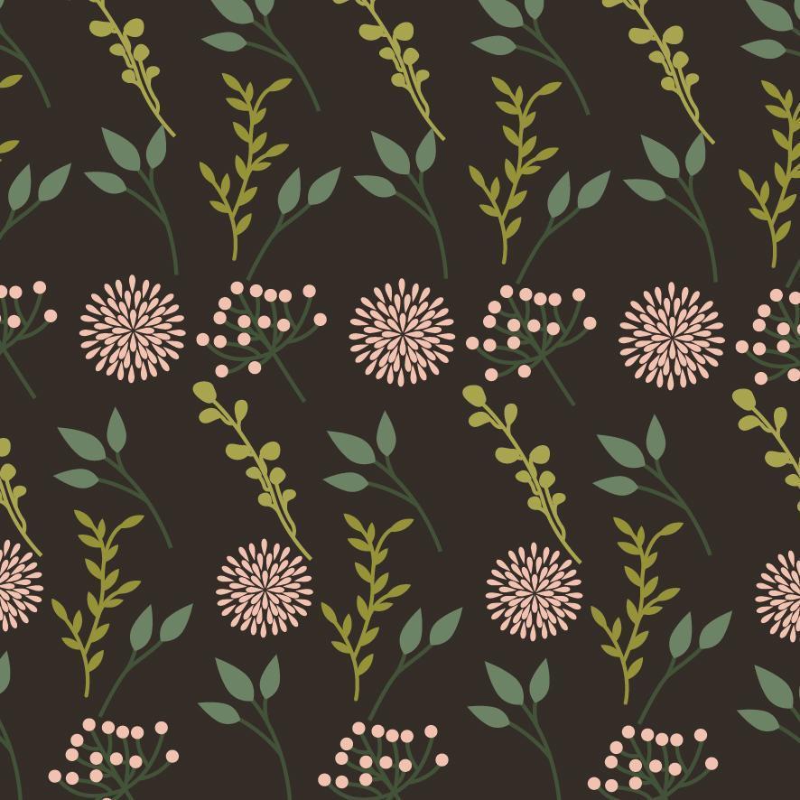 hermoso fondo floral patrón decorativo vector