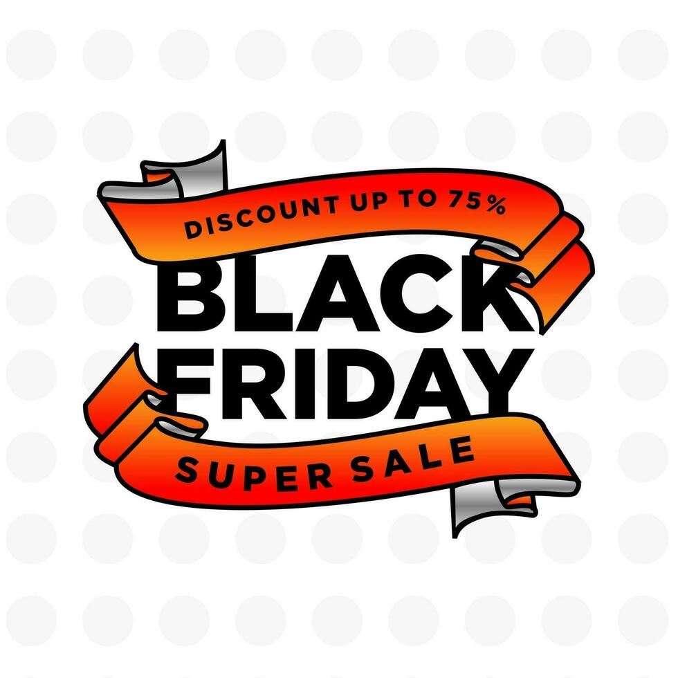 black friday poster template vector