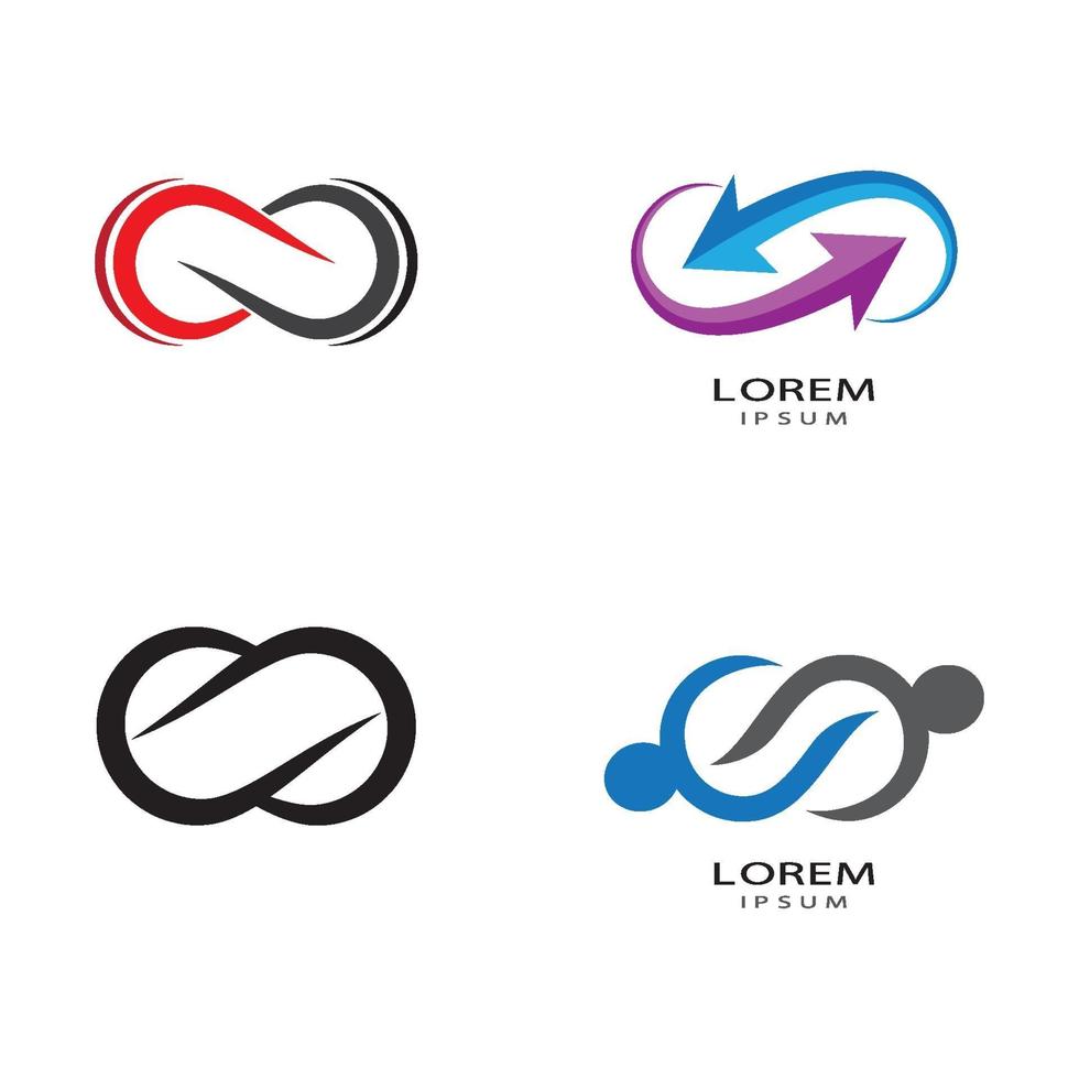 Infinity logo images vector