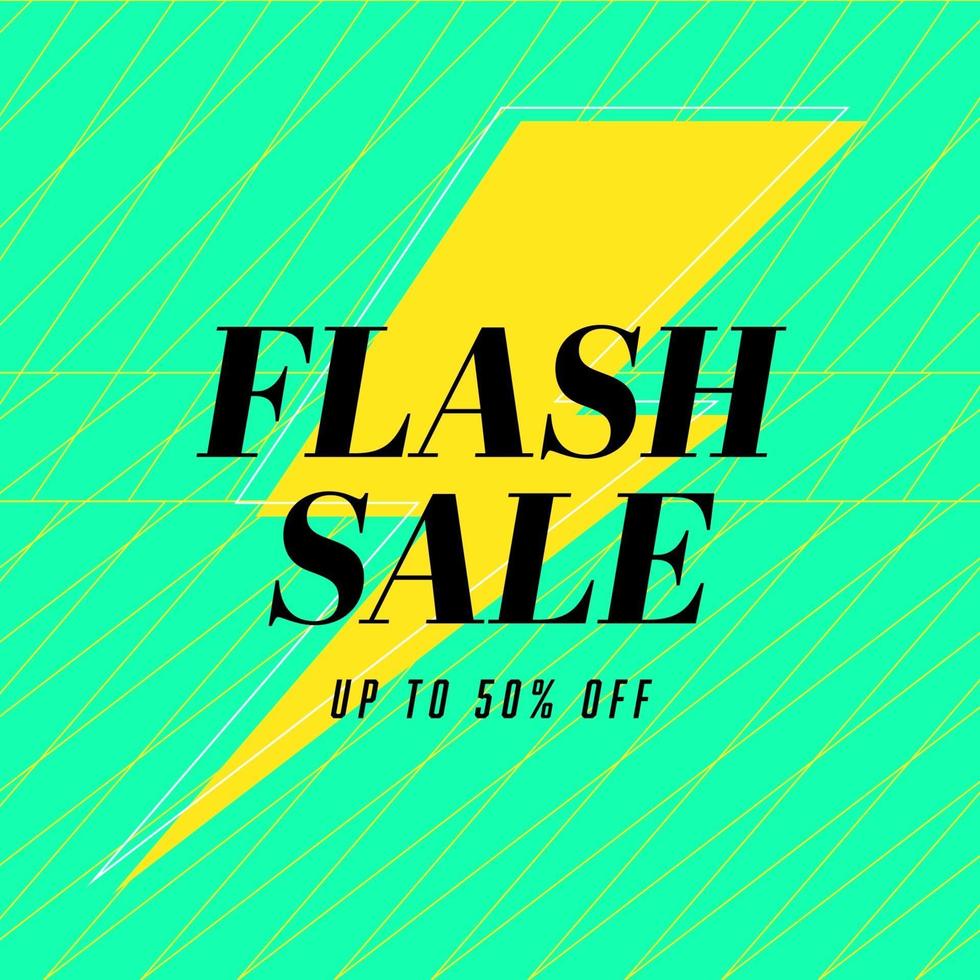 Flash sale banner template design, Big sale special offer. end of season special offer banner. vector