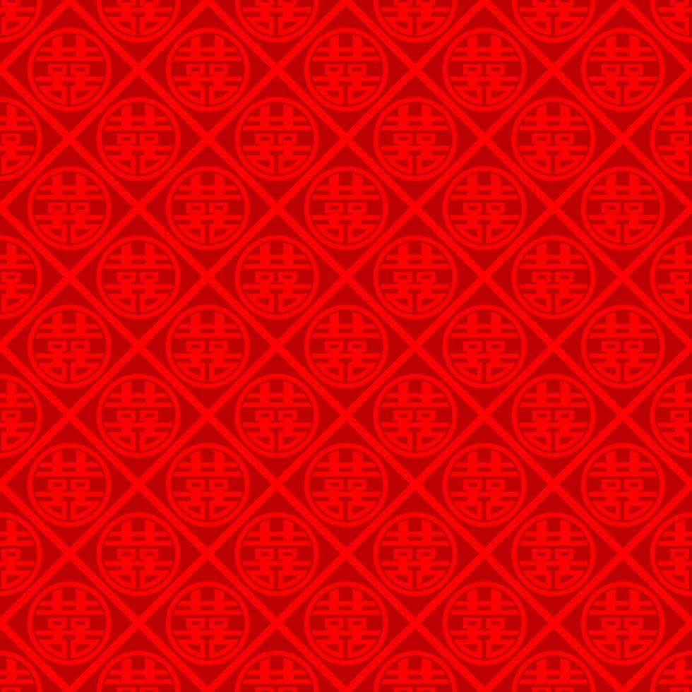 Chinese seamless pattern. oriental pattern red background. vector. vector