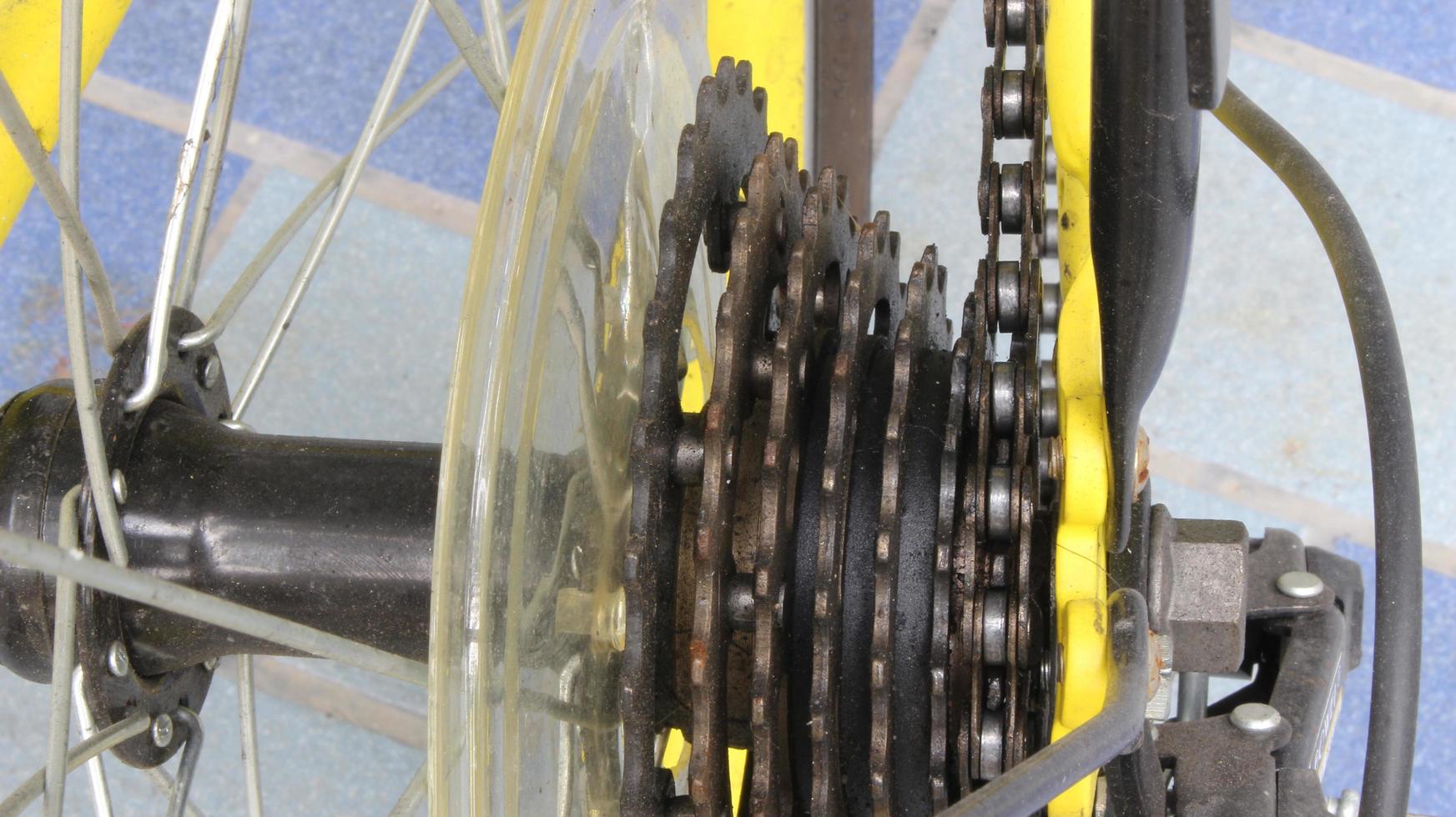 Close-up of gears photo