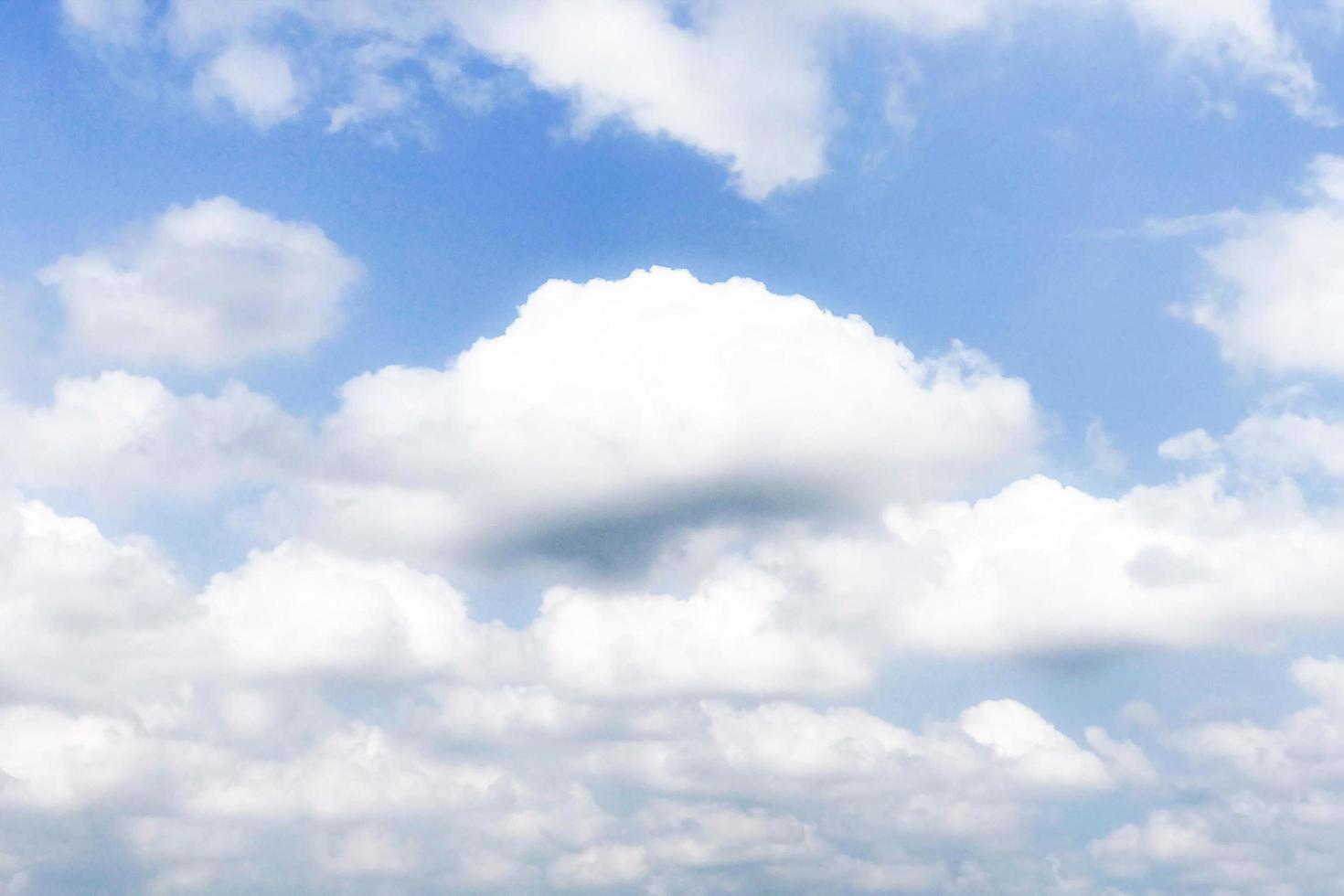 Idyllic white clouds photo