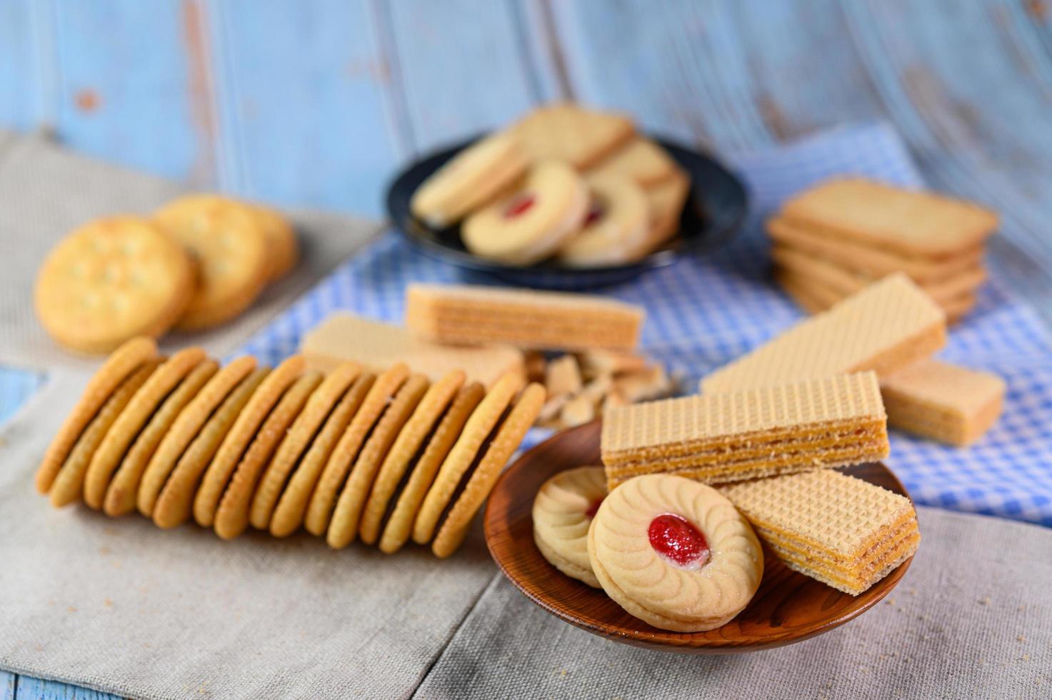 Cookies and crackers photo