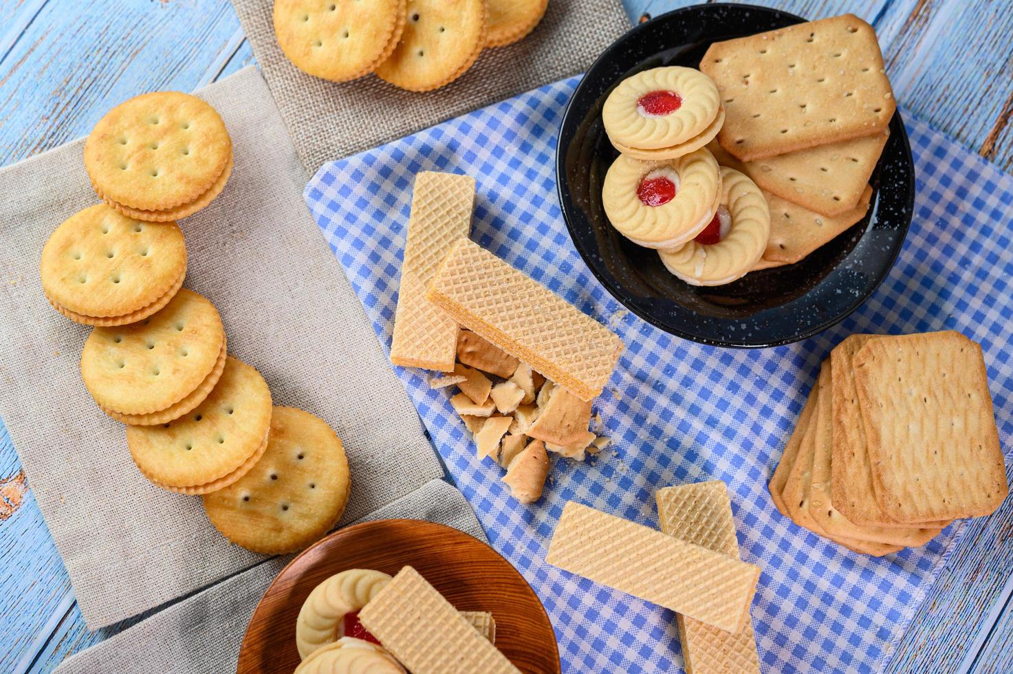 galletas y galletas saladas foto