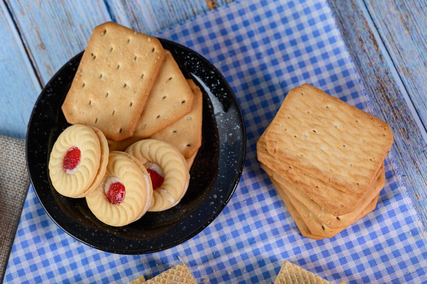 galletas y galletas saladas foto