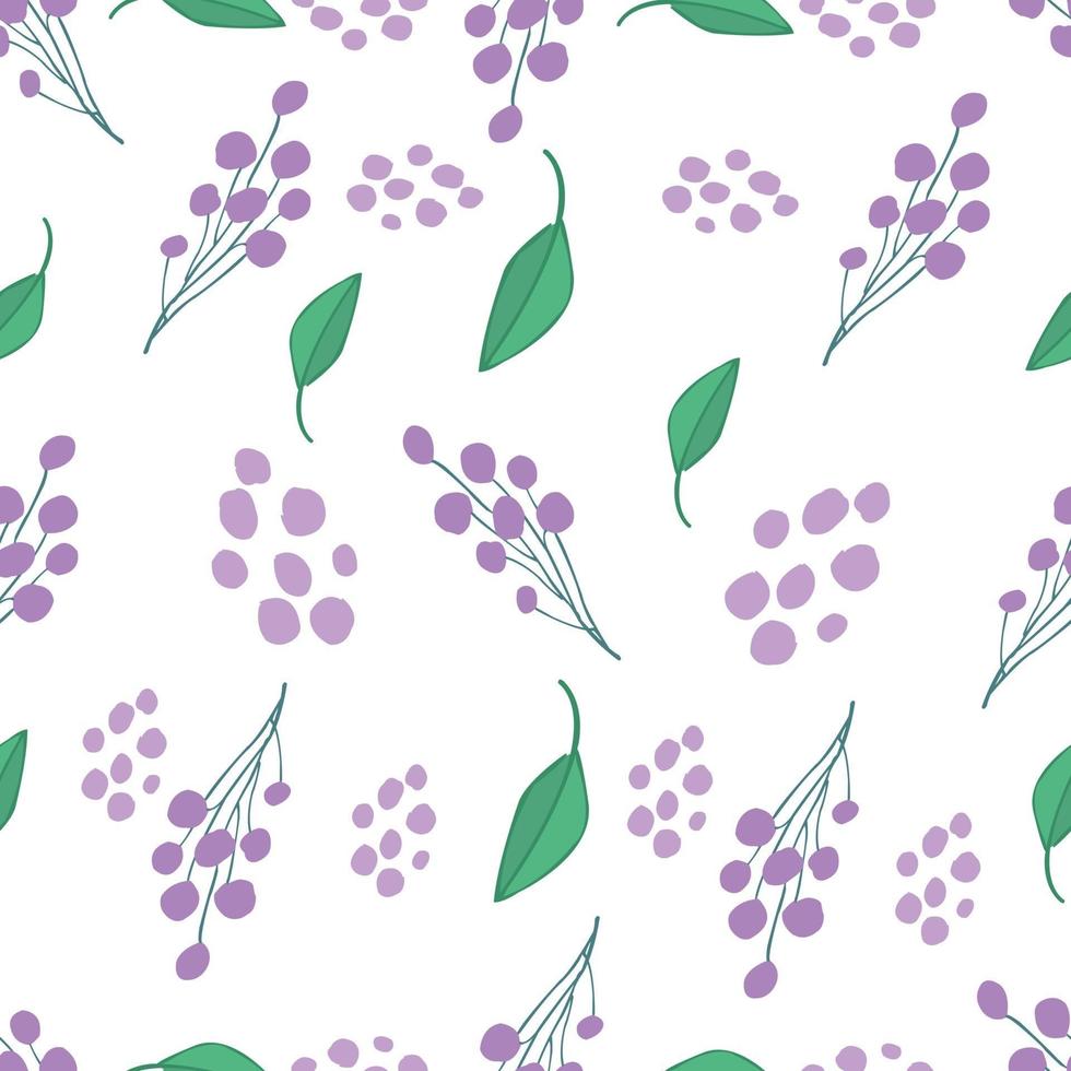 flower cute seamless pattern background vector