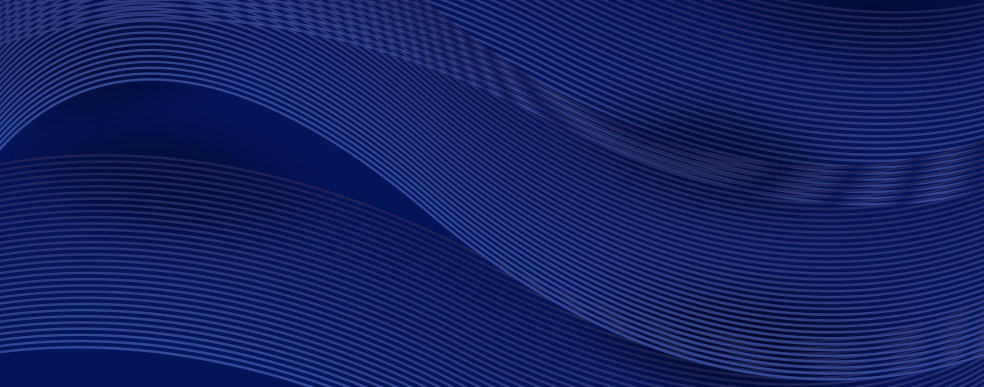 3D modern line wave curve abstract background vector