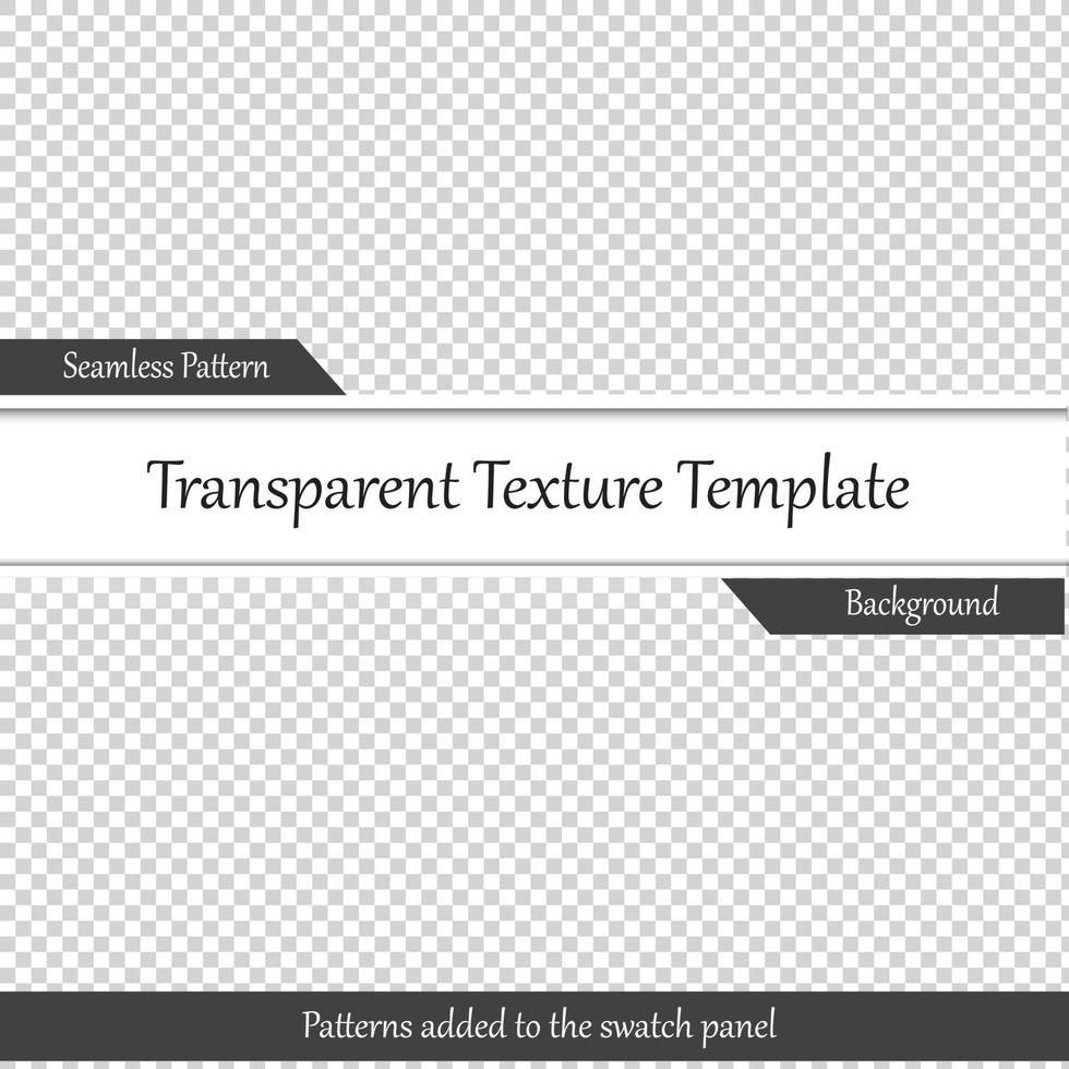 Fondo de plantilla de textura transparente. rejilla transparente. vector