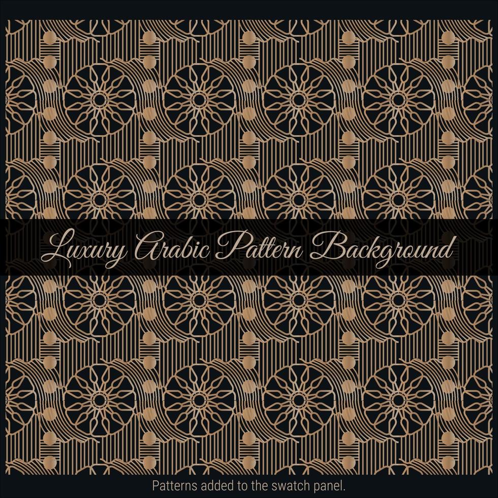 Luxury Arabic Pattern Background vector