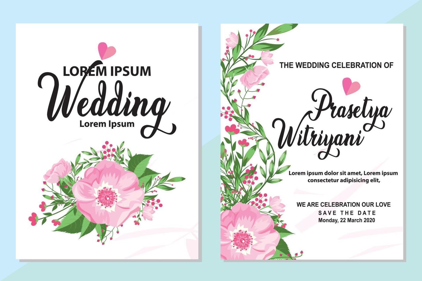 Vector illustration of a beautiful floral border with spring flowers for invitations and birthday cards