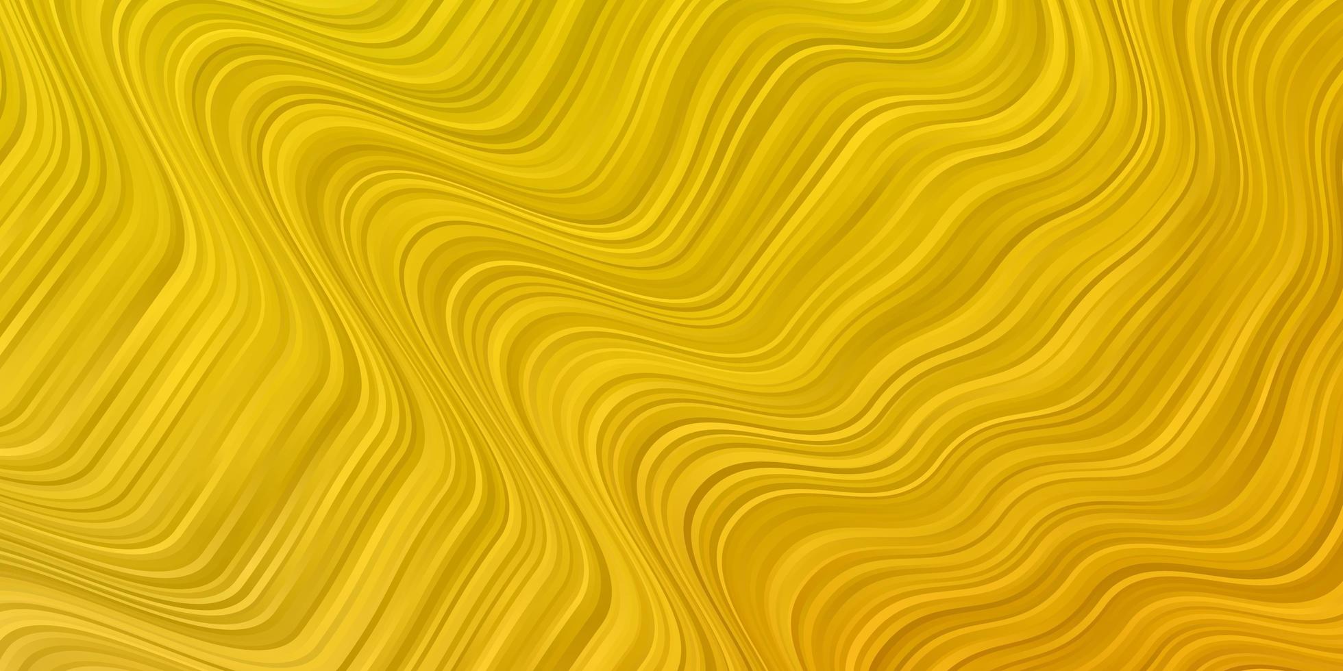 fondo amarillo claro con líneas onduladas vector