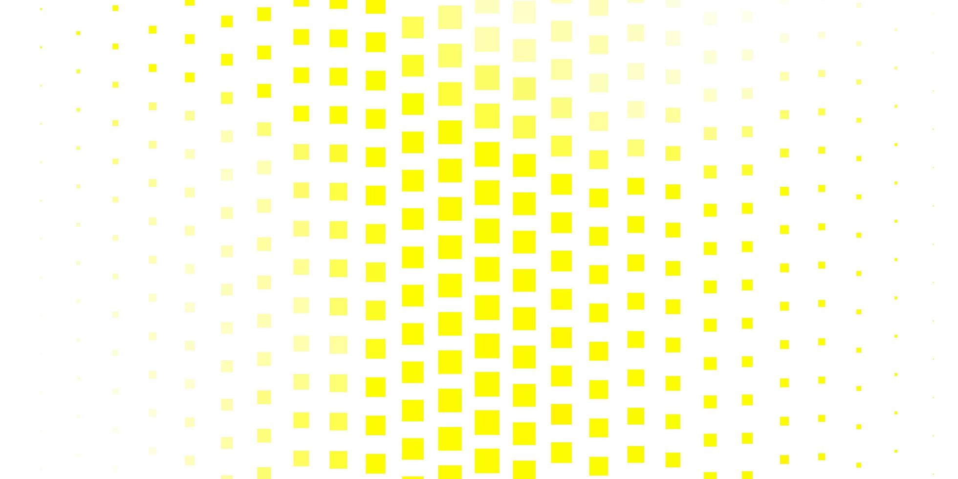 Fondo de vector amarillo claro con rectángulos.