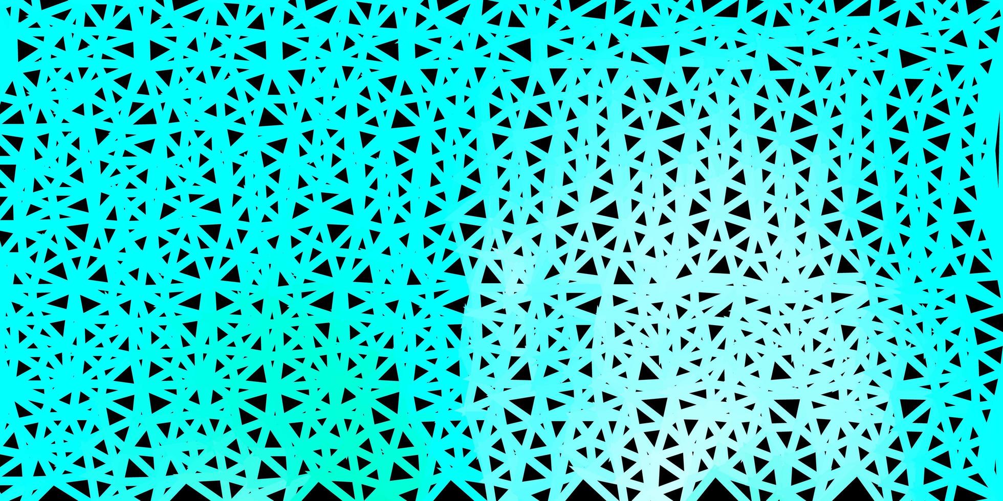 Fondo de pantalla de mosaico de triángulo de vector verde claro.