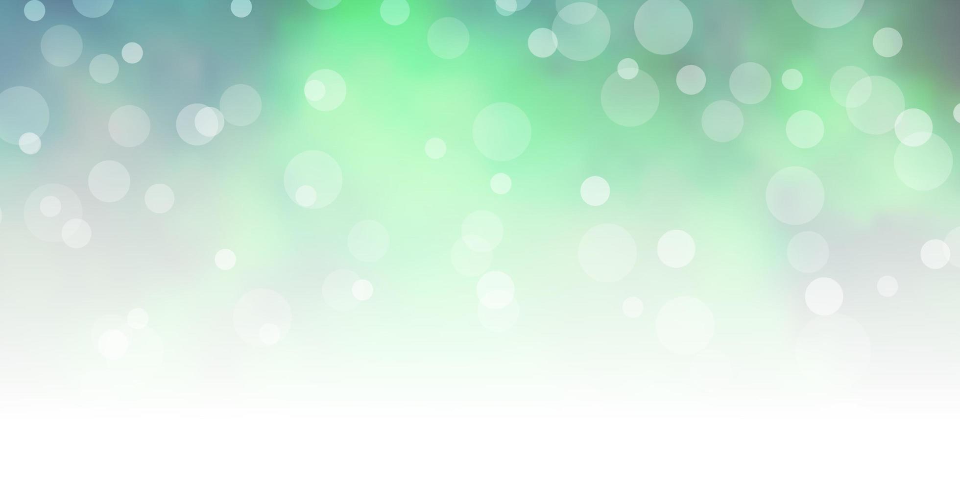 Light Blue, Green vector texture with circles.