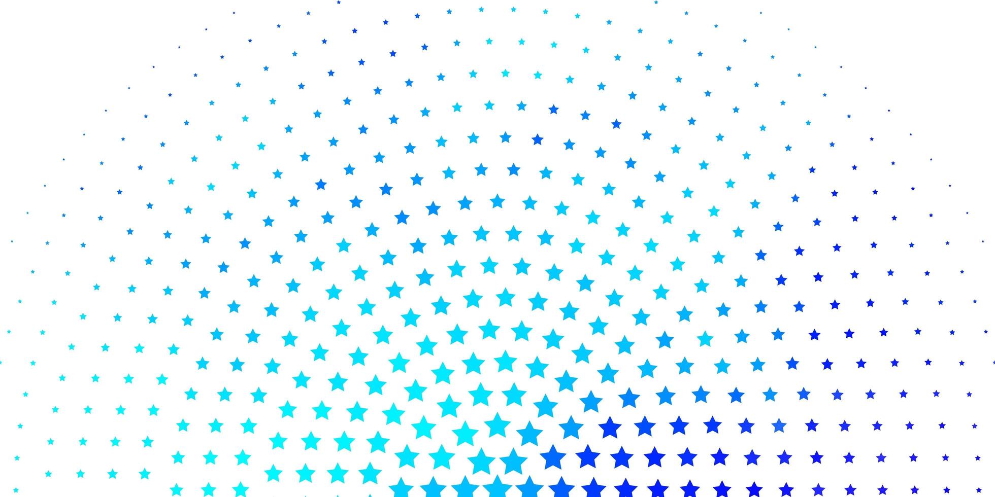 Light Blue Pattern with Abstract Stars vector