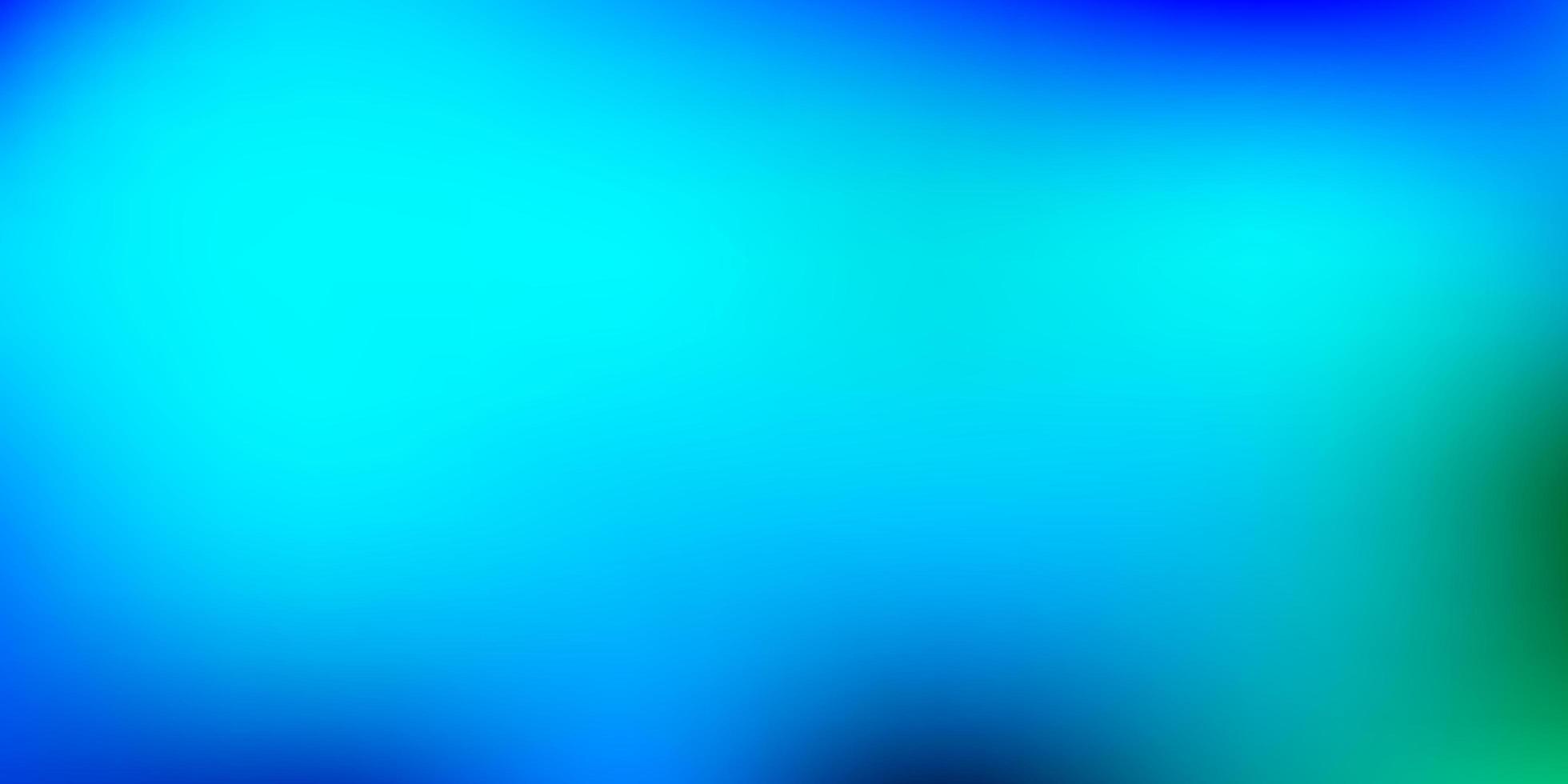 diseño de desenfoque abstracto de vector azul claro, verde.