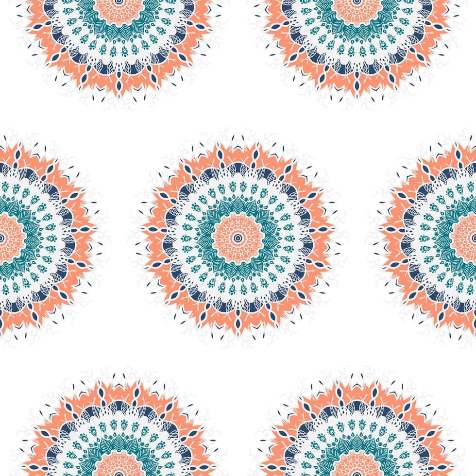 Mandala Seamless Pattern vector