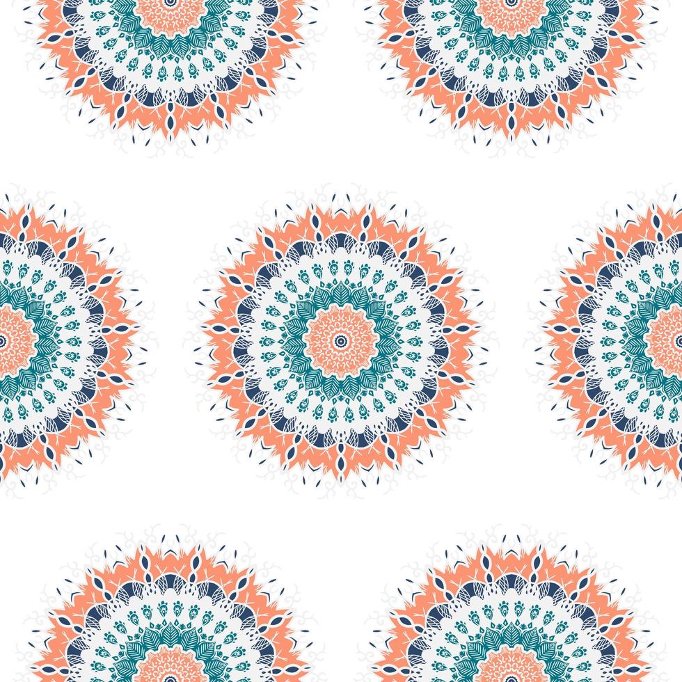 Mandala Seamless Pattern vector