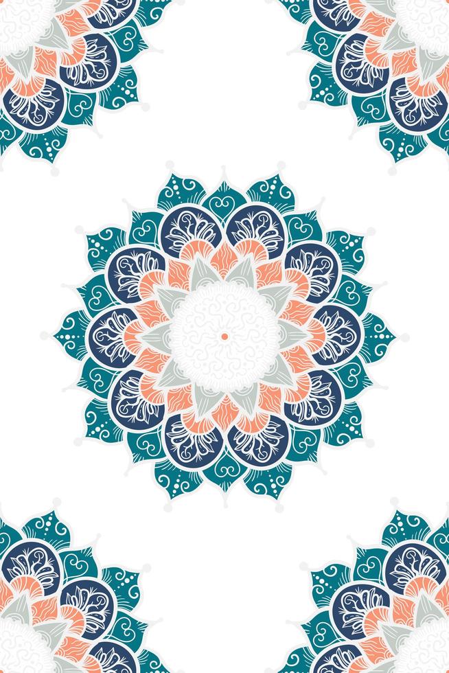 Mandala Seamless Pattern vector