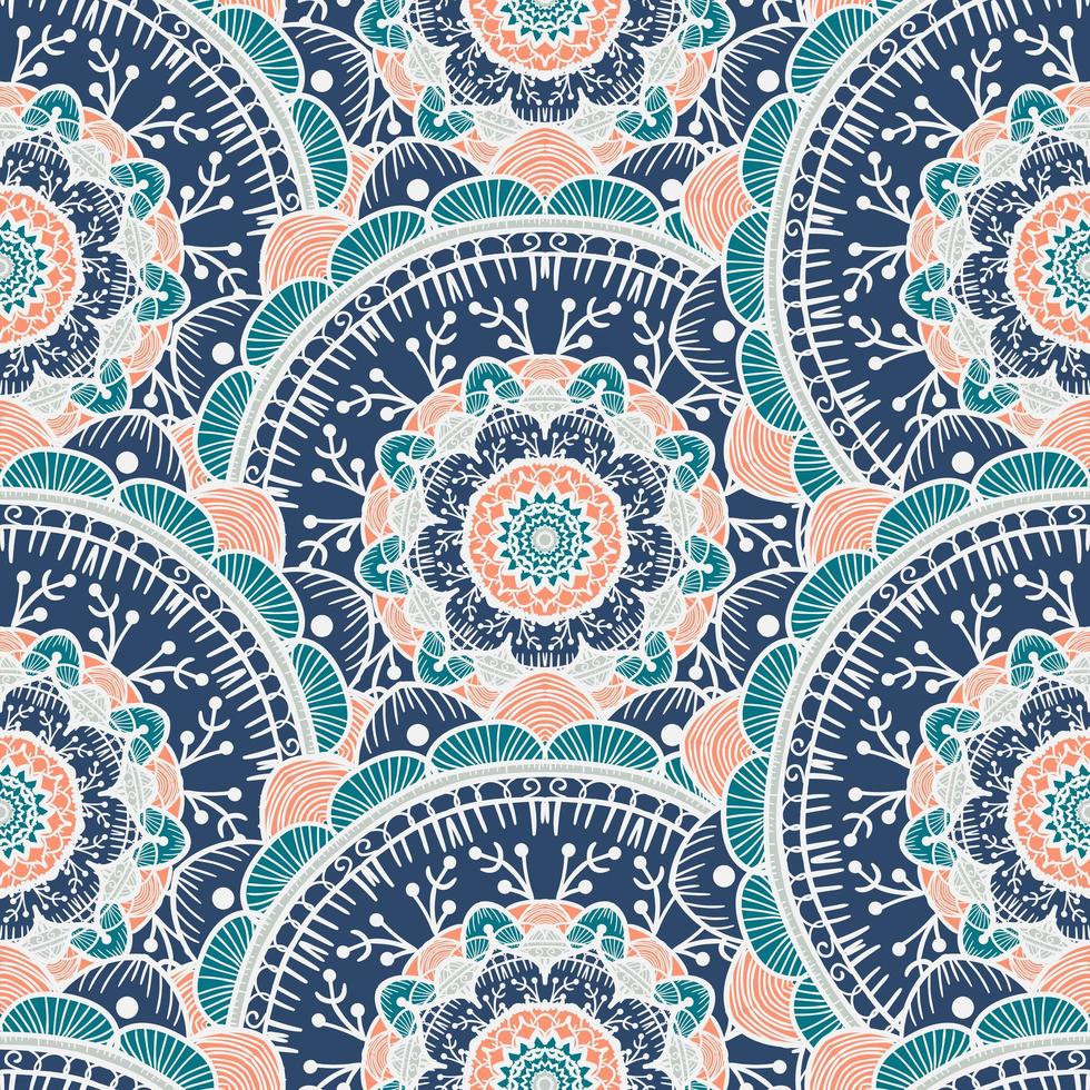 Mandala Seamless Pattern vector