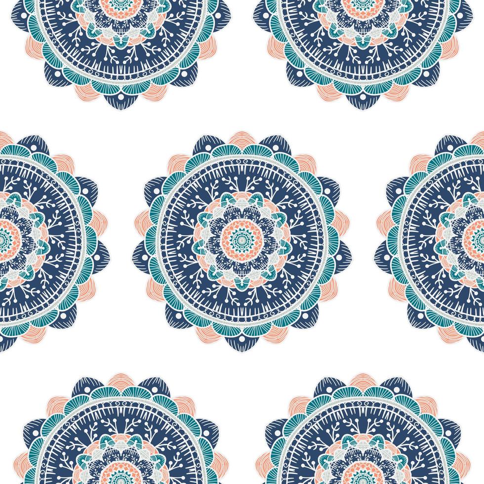 Mandala Seamless Pattern vector