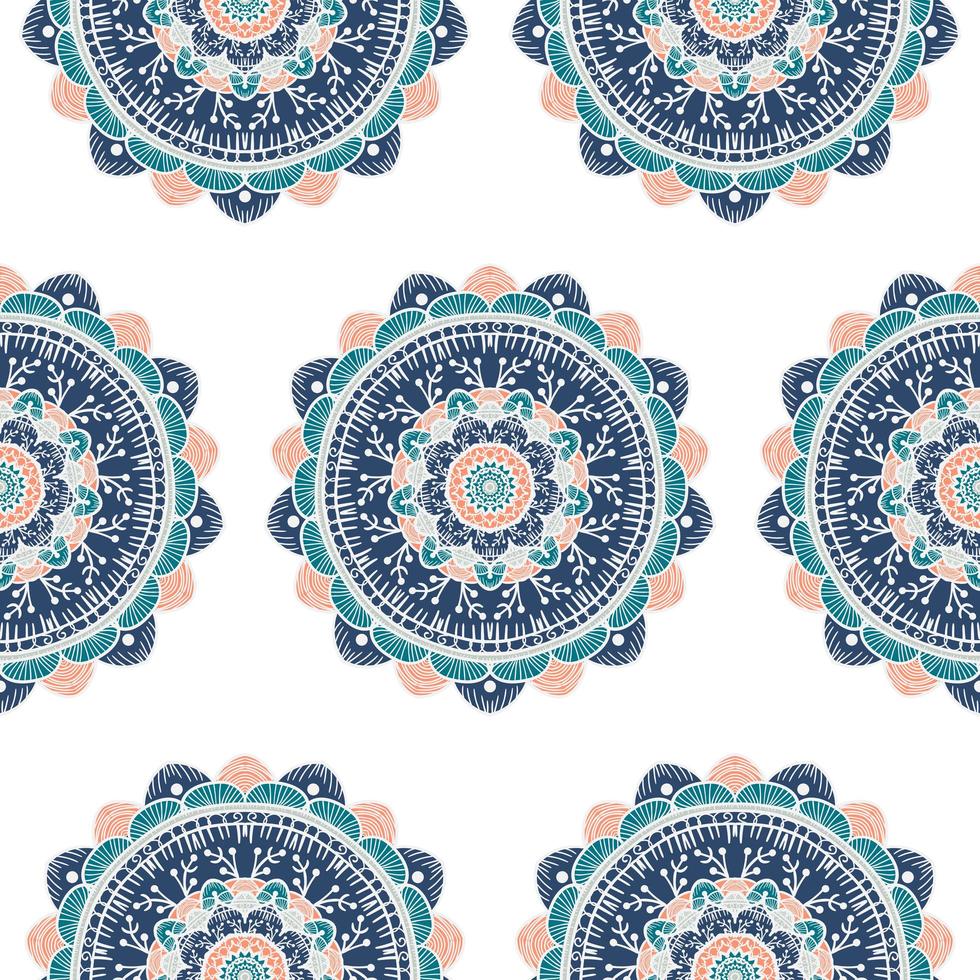 Mandala Seamless Pattern vector