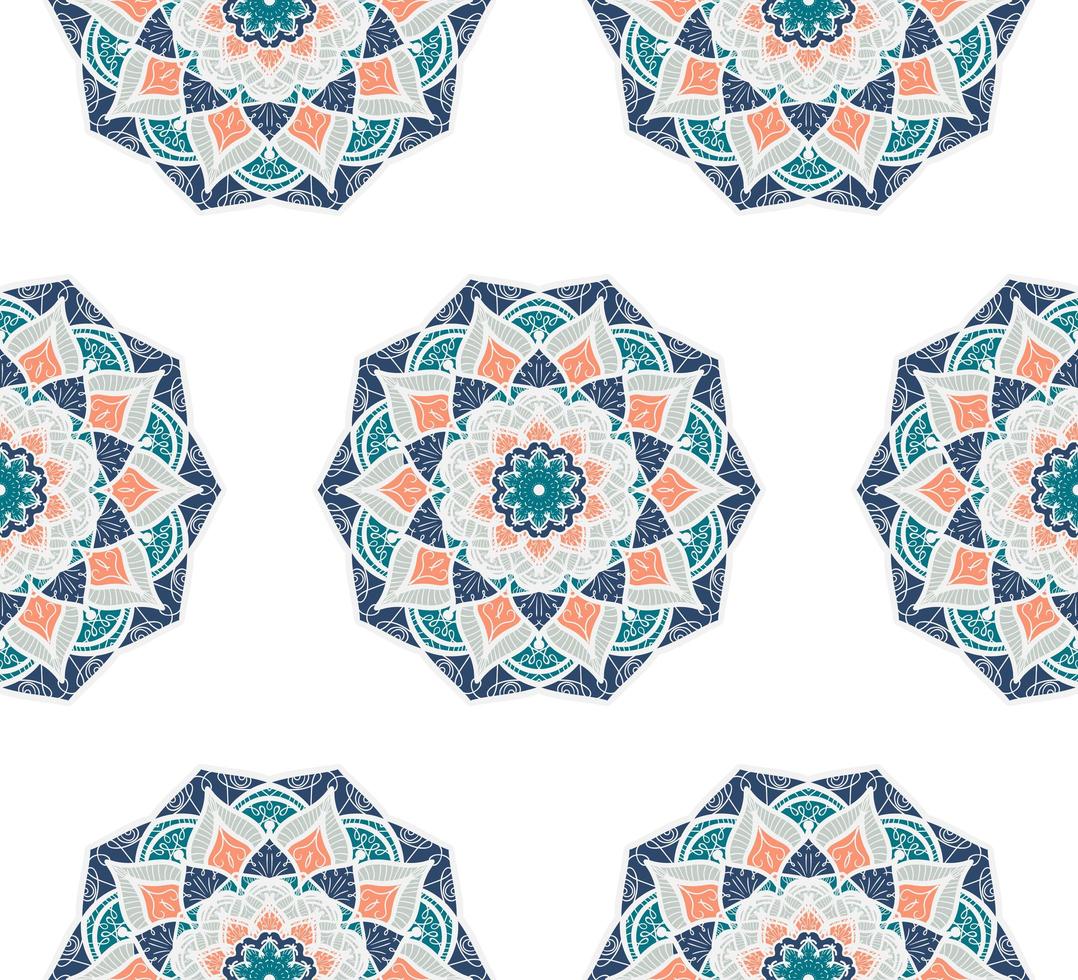 Mandala Seamless Pattern vector