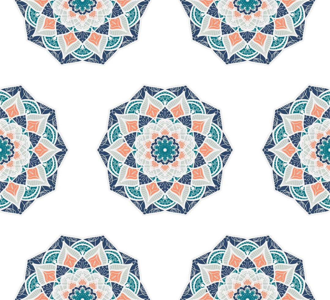 mandala de patrones sin fisuras vector