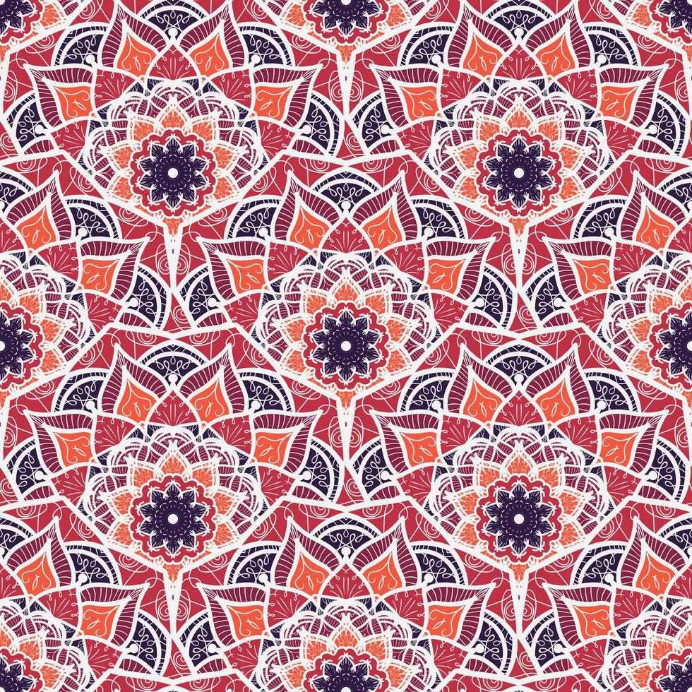 Mandala Seamless Pattern vector