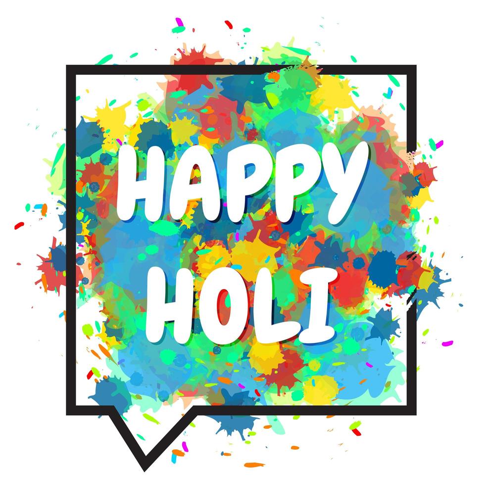 Happy Holi Festival vector