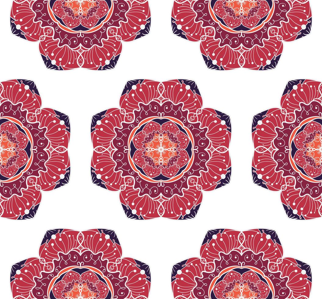 Mandala Seamless Pattern vector