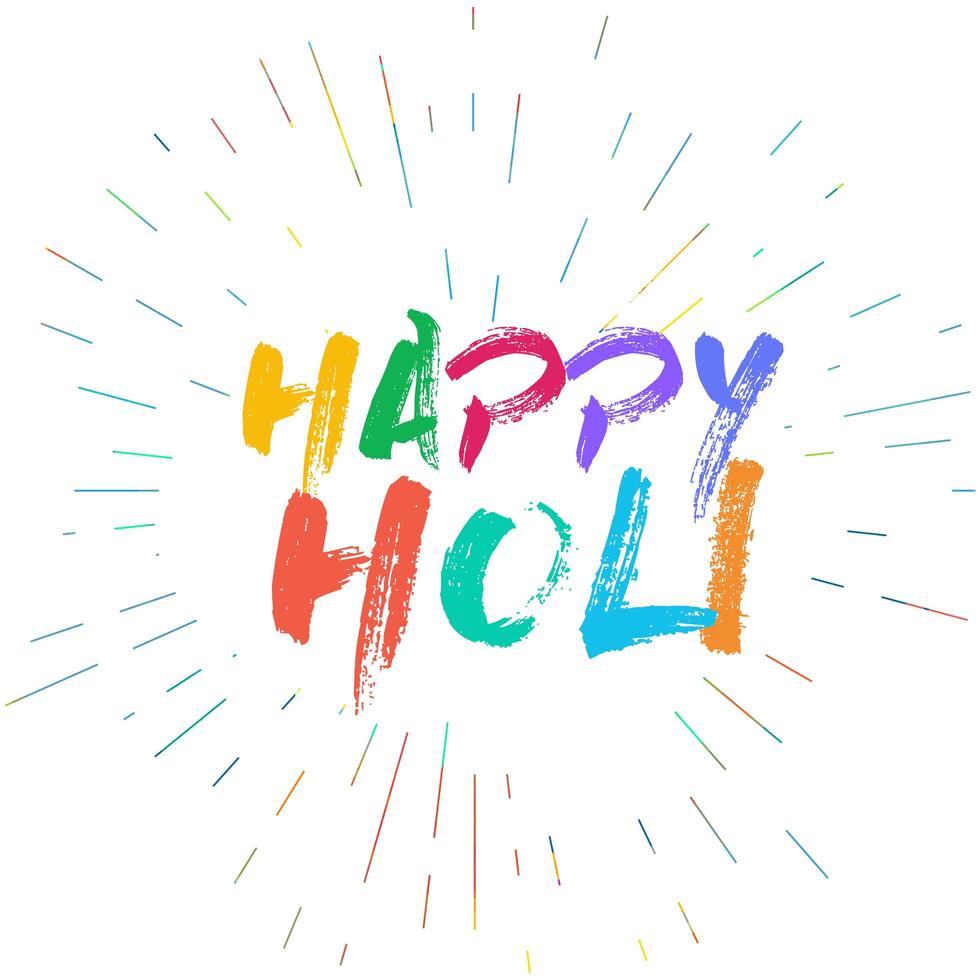 Happy Holi Festival vector
