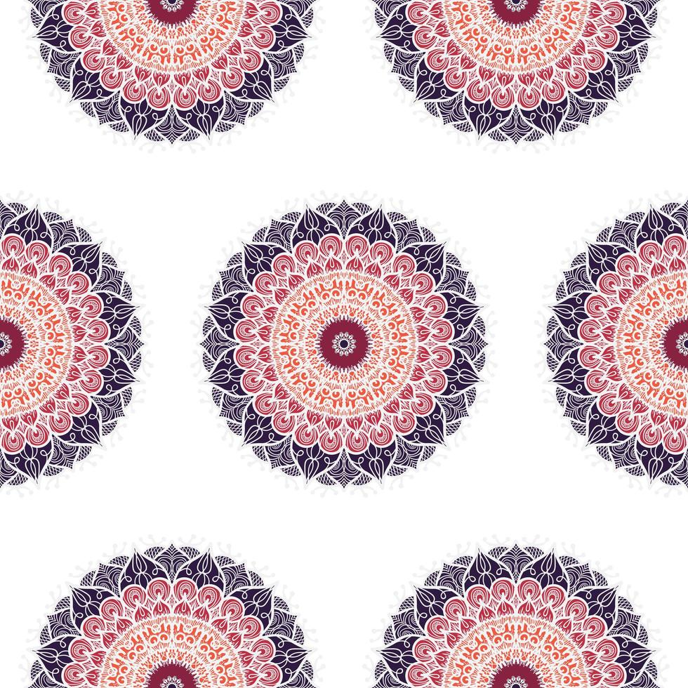 Mandala Seamless Pattern vector