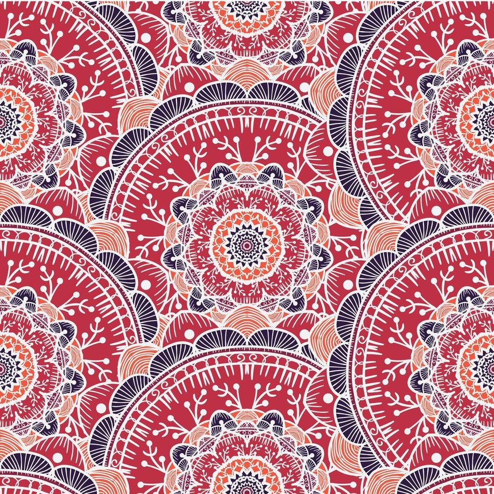 Mandala Seamless Pattern vector