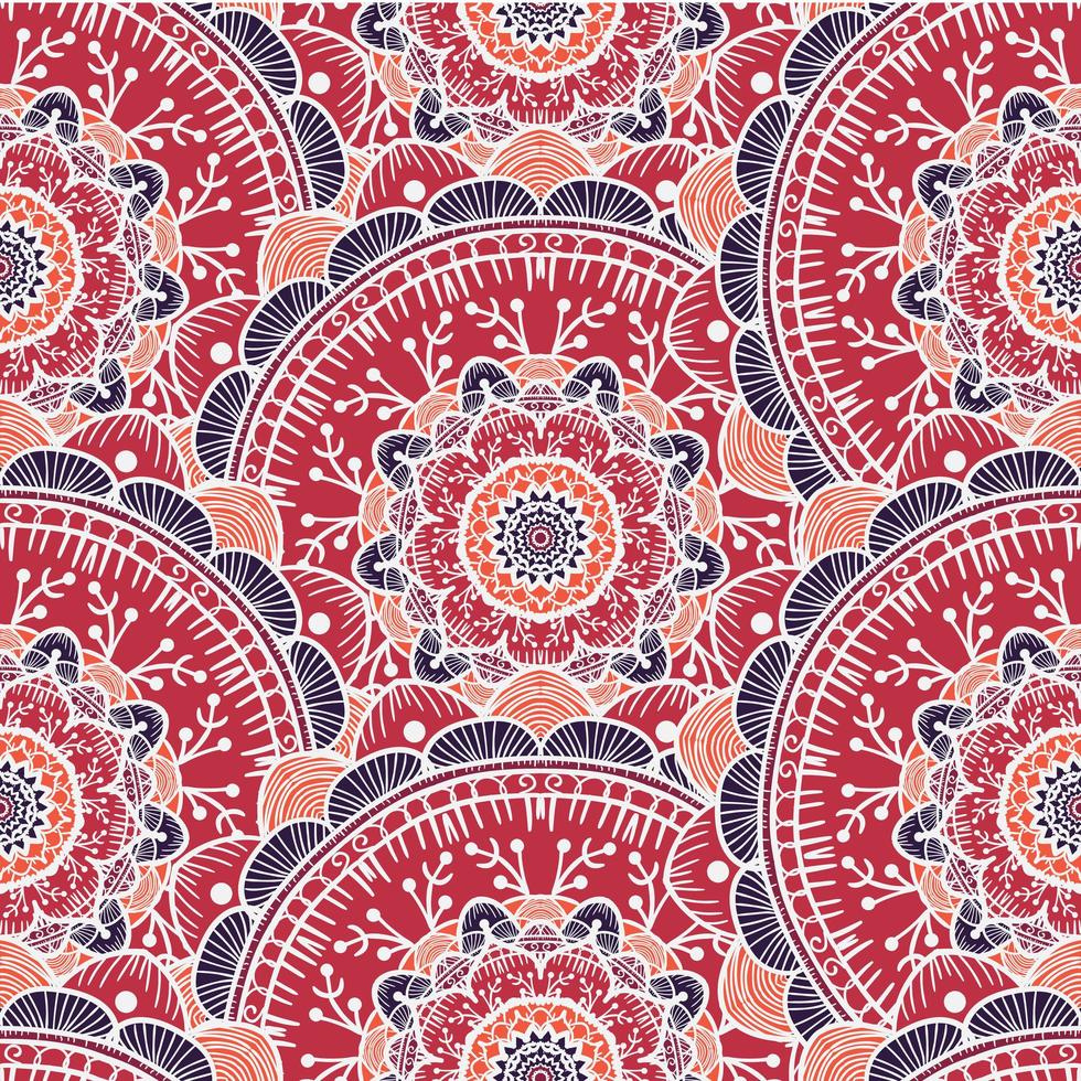 Mandala Seamless Pattern vector