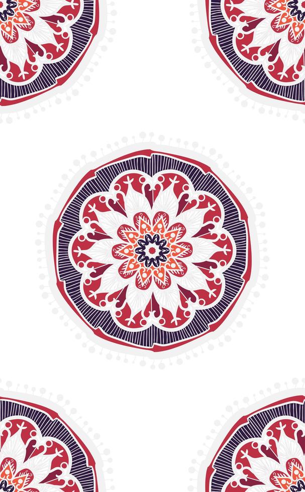 Mandala Seamless Pattern vector