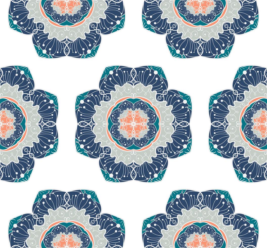 Mandala Seamless Pattern vector