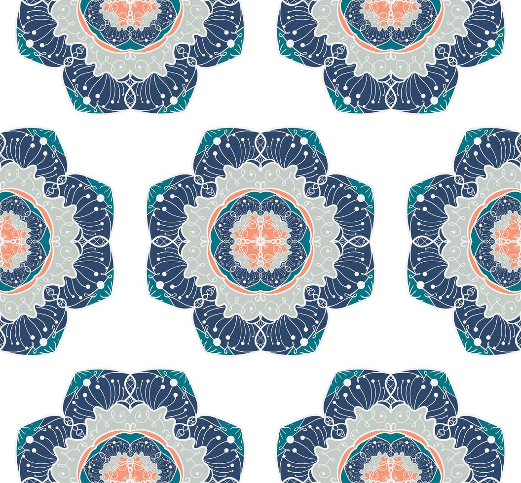 Mandala Seamless Pattern vector