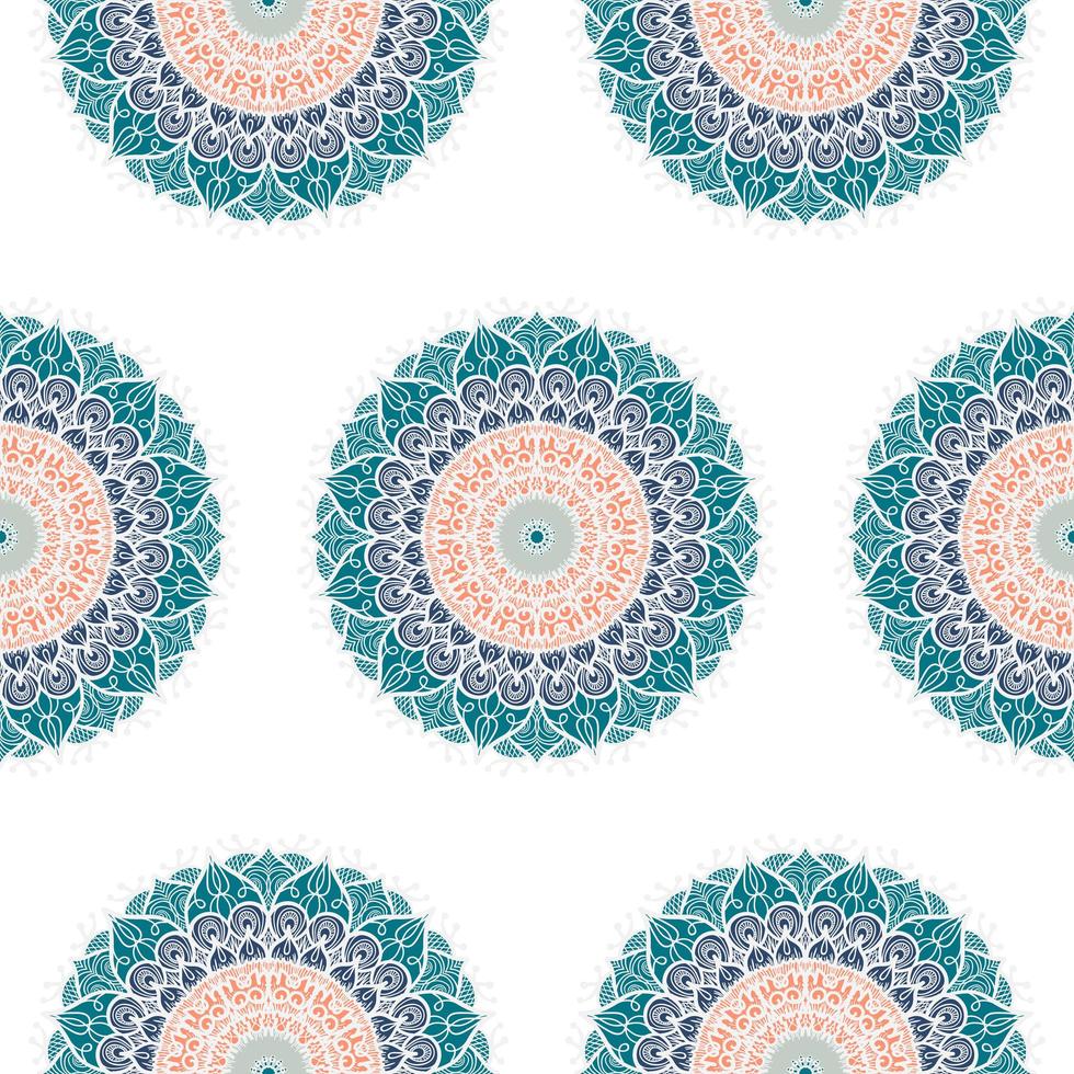 Mandala Seamless Pattern vector