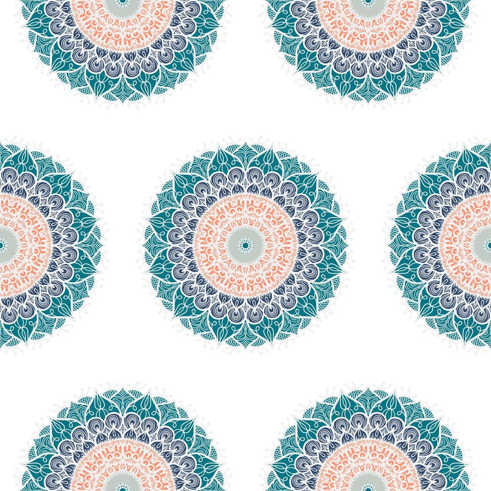 mandala de patrones sin fisuras vector