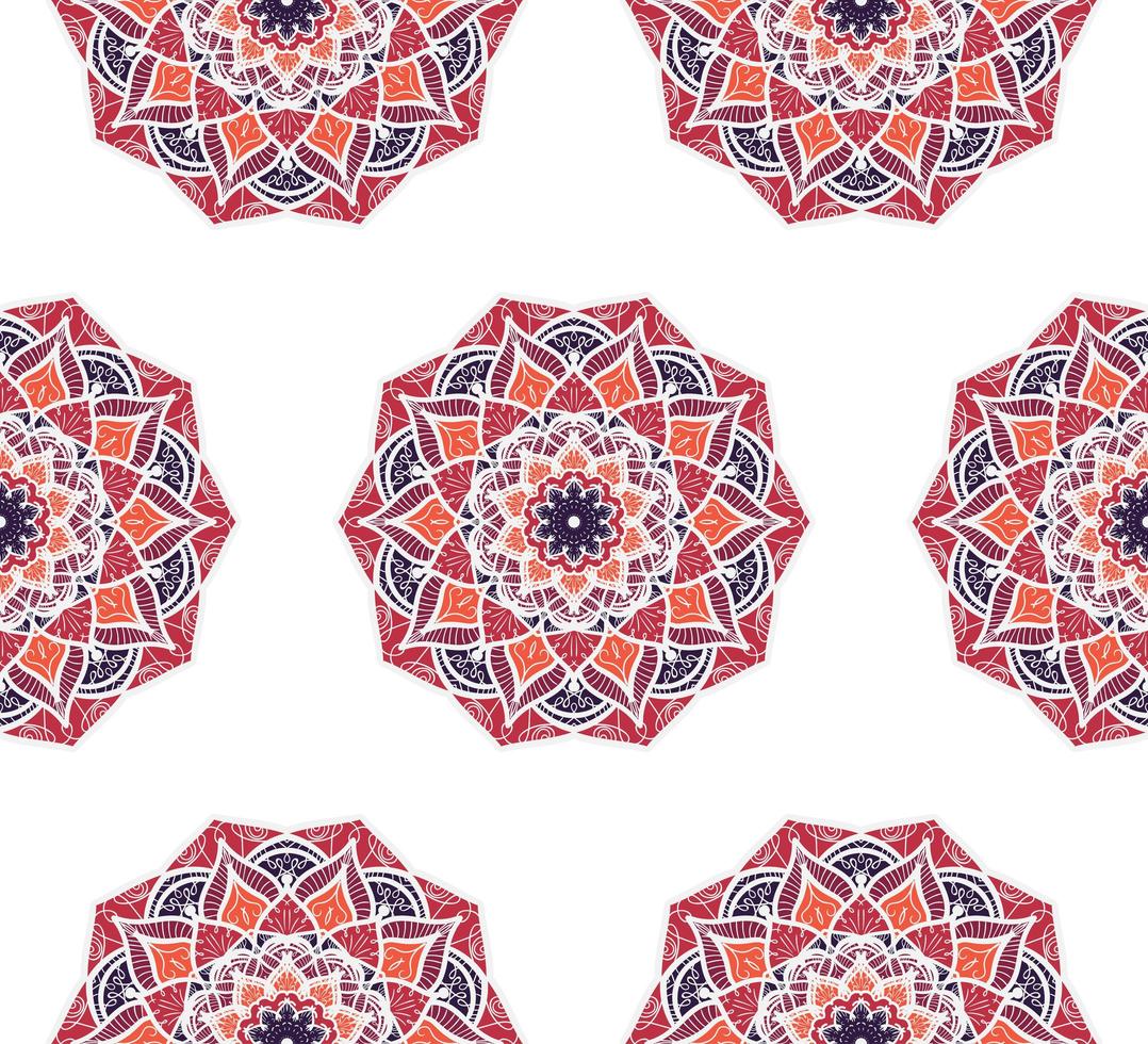 Mandala Seamless Pattern vector
