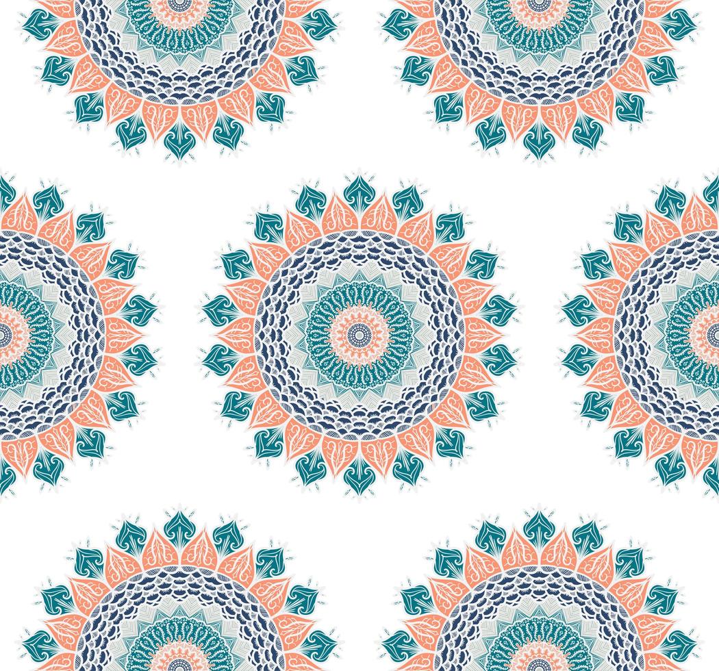 Mandala Seamless Pattern vector