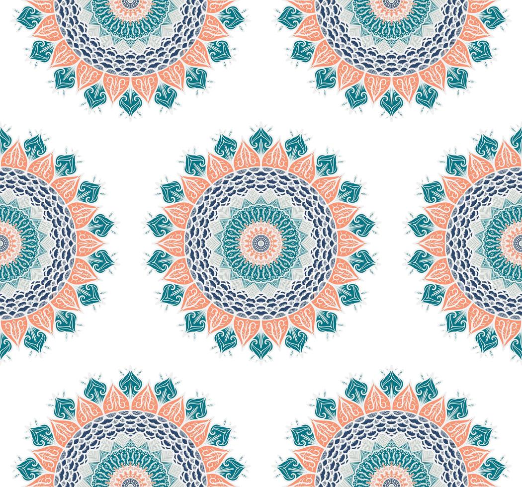 Mandala Seamless Pattern vector