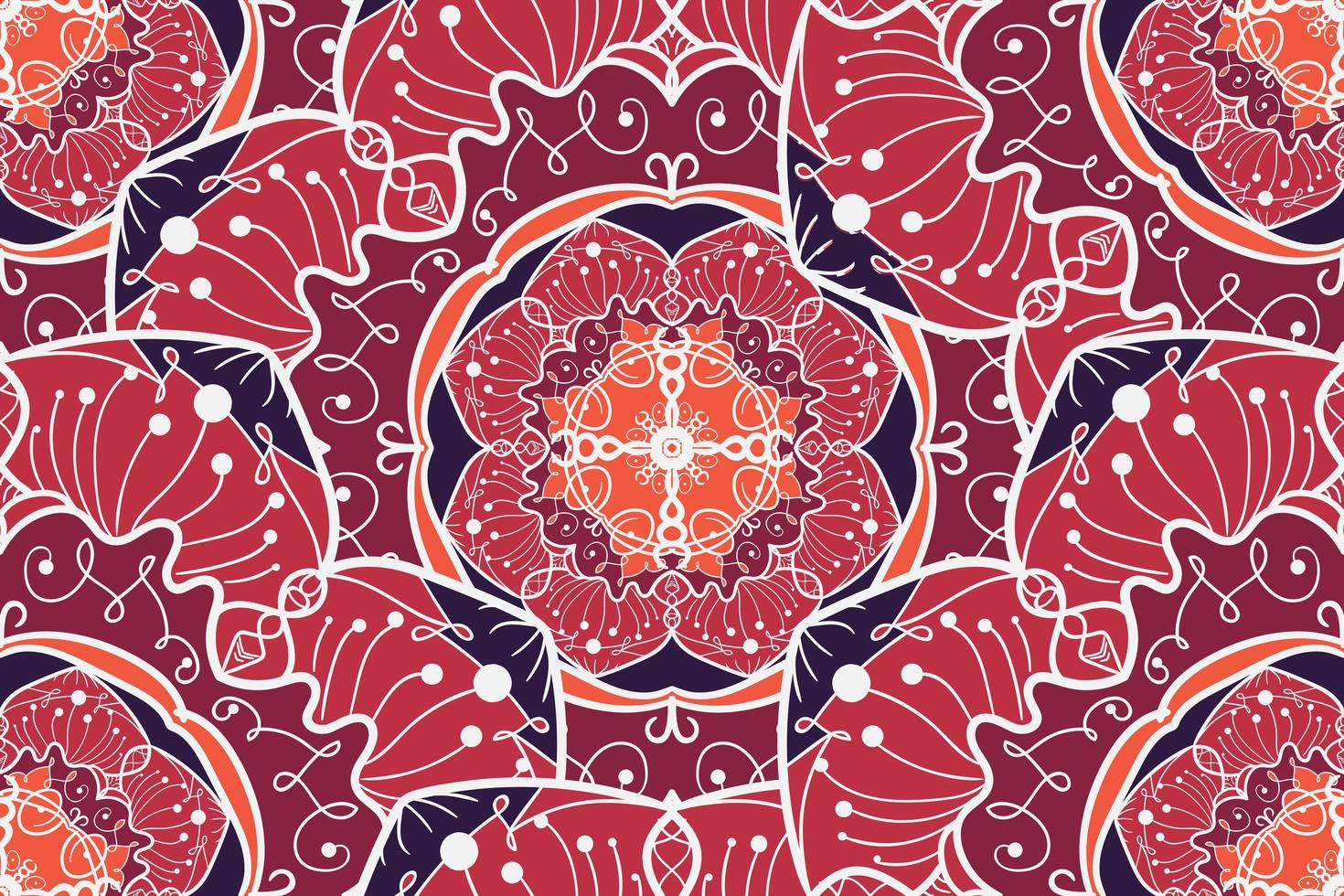 Mandala Seamless Pattern vector