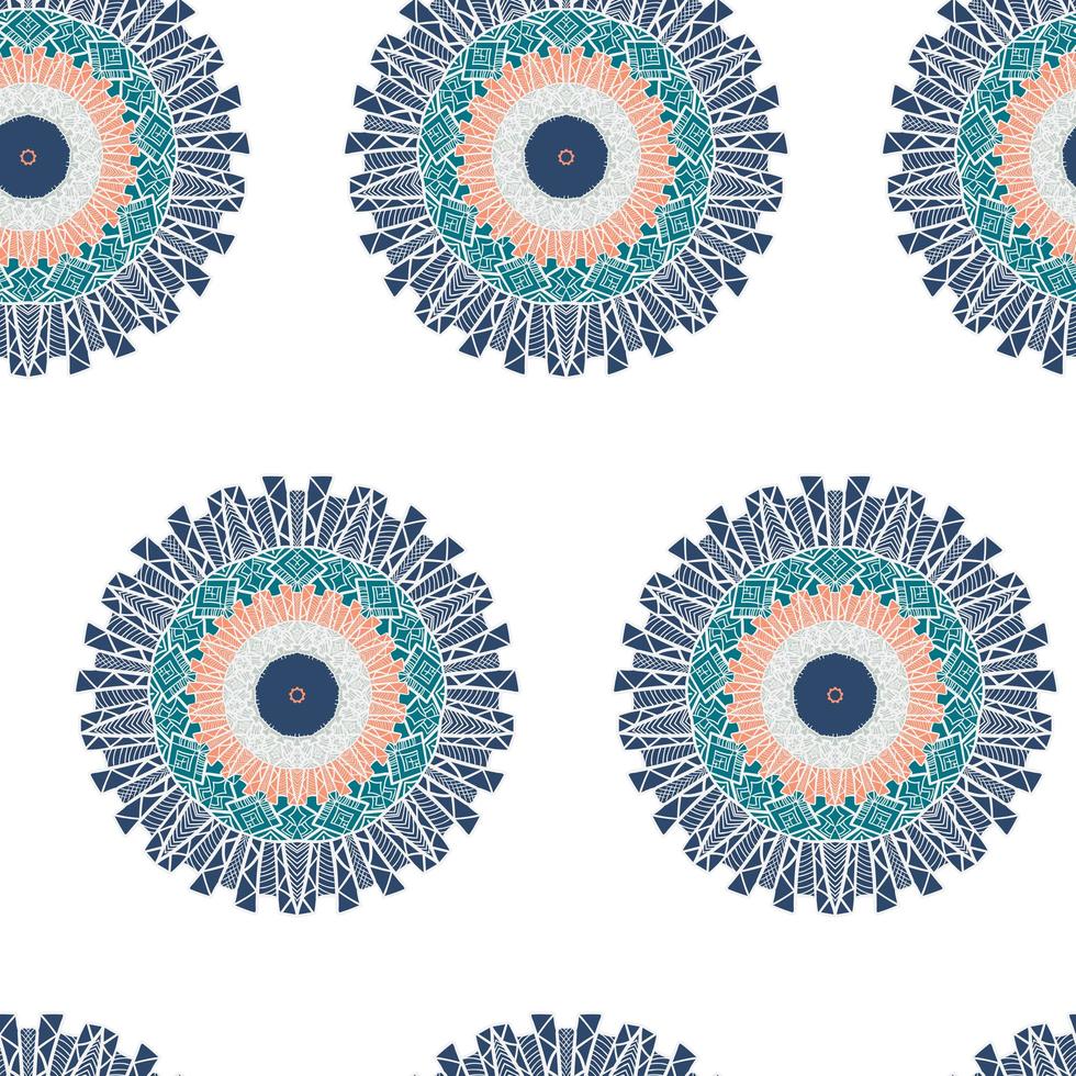Mandala Seamless Pattern vector