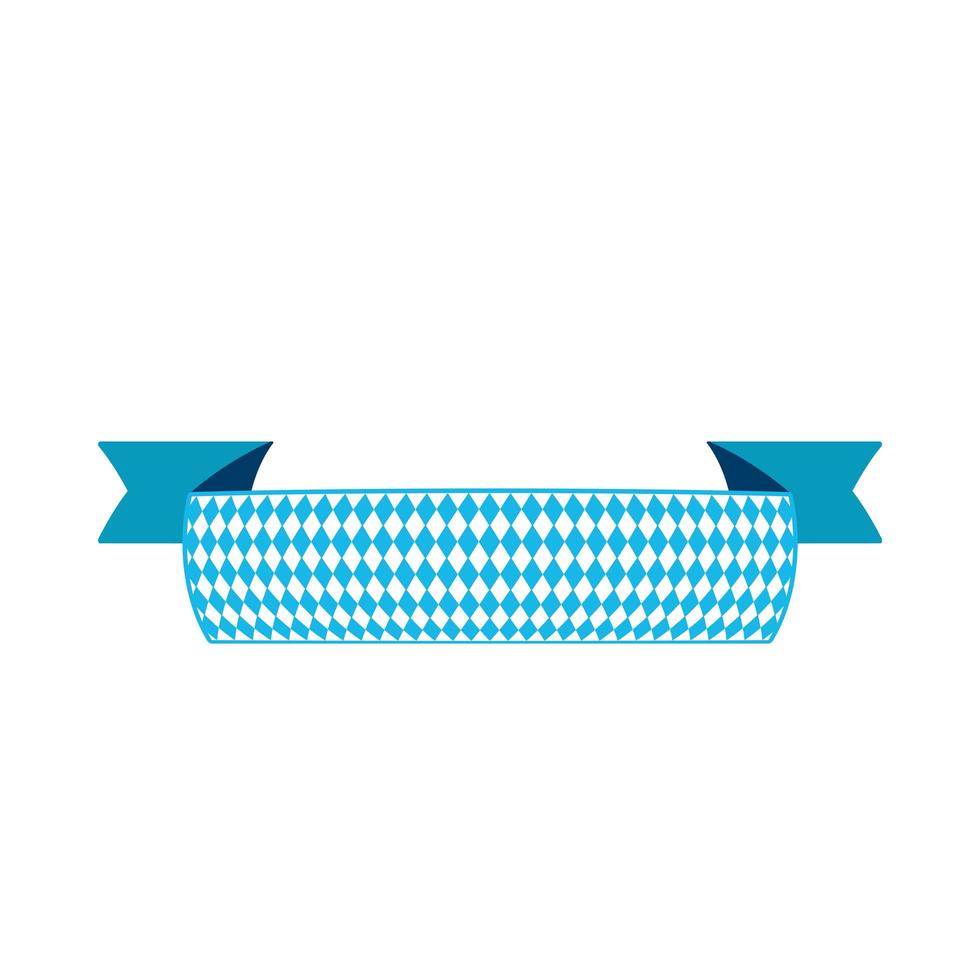 Oktoberfest simple ribbon for banner and headline vector